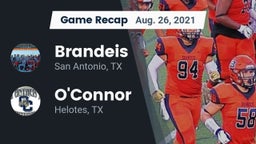 Recap: Brandeis  vs. O'Connor  2021
