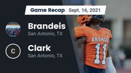 Recap: Brandeis  vs. Clark  2021