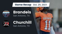 Recap: Brandeis  vs. Churchill  2021