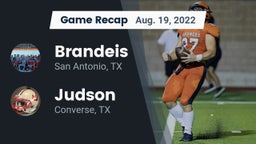 Recap: Brandeis  vs. Judson  2022