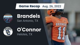 Recap: Brandeis  vs. O'Connor  2022
