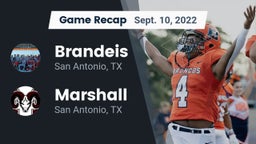 Recap: Brandeis  vs. Marshall  2022