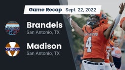 Recap: Brandeis  vs. Madison  2022