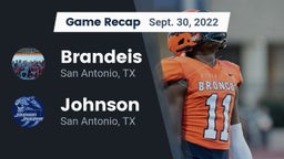 Recap: Brandeis  vs. Johnson  2022