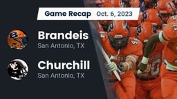 Recap: Brandeis  vs. Churchill  2023