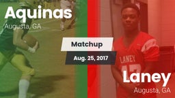Matchup: Aquinas  vs. Laney  2017