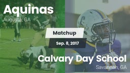 Matchup: Aquinas  vs. Calvary Day School 2017