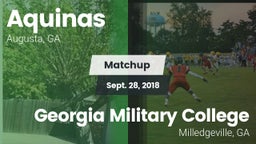Matchup: Aquinas  vs. Georgia Military College  2018