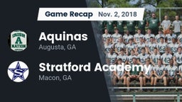 Recap: Aquinas  vs. Stratford Academy  2018