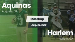 Matchup: Aquinas  vs. Harlem  2019