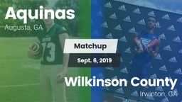 Matchup: Aquinas  vs. Wilkinson County  2019