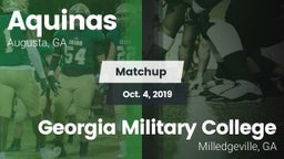 Matchup: Aquinas  vs. Georgia Military College  2019