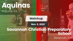 Matchup: Aquinas  vs. Savannah Christian Preparatory School 2020