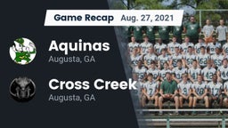 Recap: Aquinas  vs. Cross Creek  2021