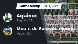 Recap: Aquinas  vs. Mount de Sales Academy  2021