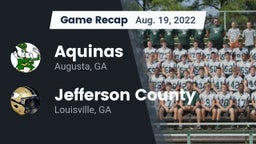 Recap: Aquinas  vs. Jefferson County  2022