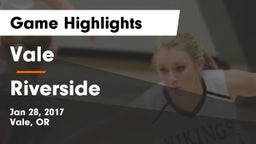Vale  vs Riverside  Game Highlights - Jan 28, 2017