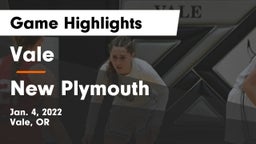 Vale  vs New Plymouth  Game Highlights - Jan. 4, 2022