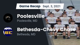 Recap: Poolesville  vs. Bethesda-Chevy Chase  2021