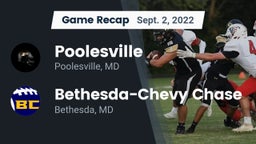 Recap: Poolesville  vs. Bethesda-Chevy Chase  2022