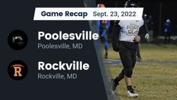 Recap: Poolesville  vs. Rockville  2022