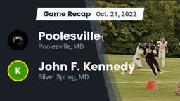 Recap: Poolesville  vs. John F. Kennedy  2022