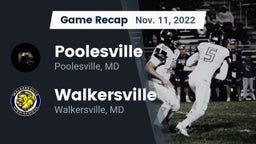Recap: Poolesville  vs. Walkersville  2022