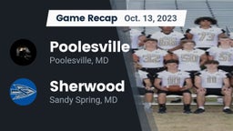 Recap: Poolesville  vs. Sherwood  2023