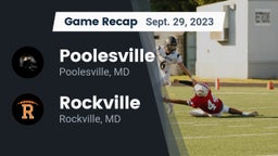 Recap: Poolesville  vs. Rockville  2023
