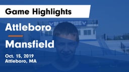 Attleboro  vs Mansfield  Game Highlights - Oct. 15, 2019