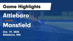 Attleboro  vs Mansfield  Game Highlights - Oct. 19, 2020