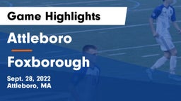 Attleboro  vs Foxborough  Game Highlights - Sept. 28, 2022