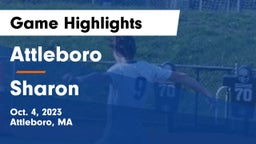 Attleboro  vs Sharon  Game Highlights - Oct. 4, 2023