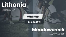 Matchup: Lithonia  vs. Meadowcreek  2016