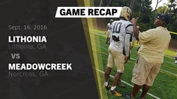 Recap: Lithonia  vs. Meadowcreek  2016