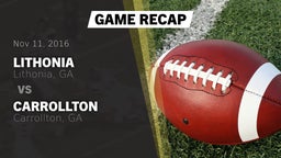Recap: Lithonia  vs. Carrollton  2016