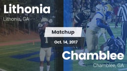 Matchup: Lithonia  vs. Chamblee  2017