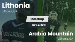 Matchup: Lithonia  vs. Arabia Mountain  2018