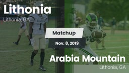Matchup: Lithonia  vs. Arabia Mountain  2019