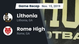 Recap: Lithonia  vs. Rome High 2019