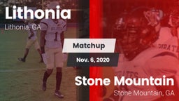 Matchup: Lithonia  vs. Stone Mountain   2020