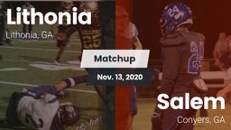 Matchup: Lithonia  vs. Salem  2020