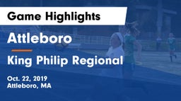 Attleboro  vs King Philip Regional  Game Highlights - Oct. 22, 2019