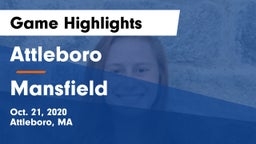 Attleboro  vs Mansfield  Game Highlights - Oct. 21, 2020