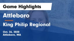 Attleboro  vs King Philip Regional  Game Highlights - Oct. 26, 2020