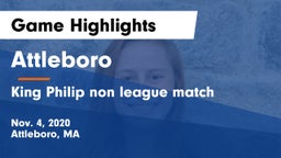 Attleboro  vs  King Philip non league match Game Highlights - Nov. 4, 2020