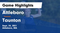 Attleboro  vs Taunton  Game Highlights - Sept. 24, 2021