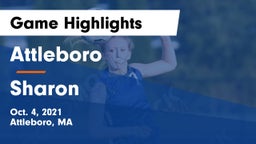Attleboro  vs Sharon  Game Highlights - Oct. 4, 2021
