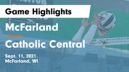 McFarland  vs Catholic Central Game Highlights - Sept. 11, 2021