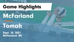 McFarland  vs Tomah  Game Highlights - Sept. 18, 2021